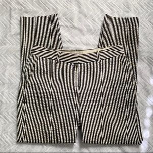 J. Crew Café Capri in Seersucker